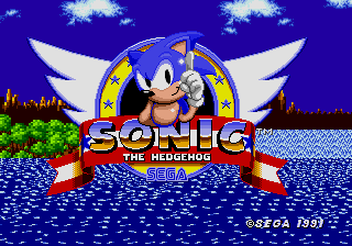 Sonic the Hedgehog Title Screen