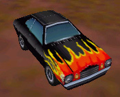 Black/Flames