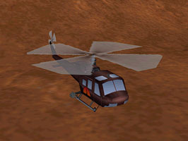 Interstate '76 Nitro Pack Helicopter Exterior