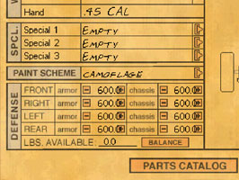 Interstate '76 Nitro Pack Tank Exterior