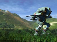 Another Vulture appears at a base in the Mechwarrior 5 concept rendering. Note that the model appears identical to the concept art from Unseen64.
